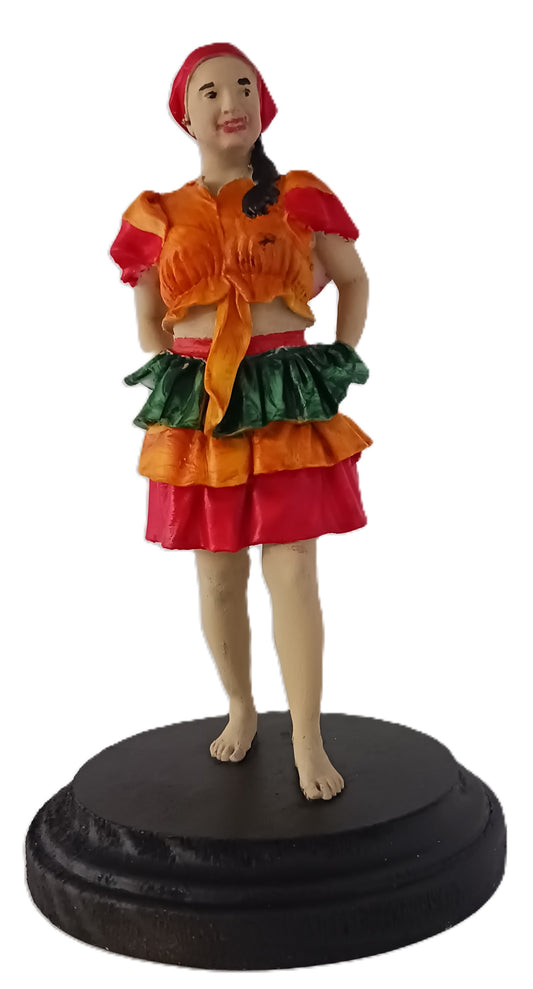 Mujer Bailadora de Mapalé con Atuendo Tradicional